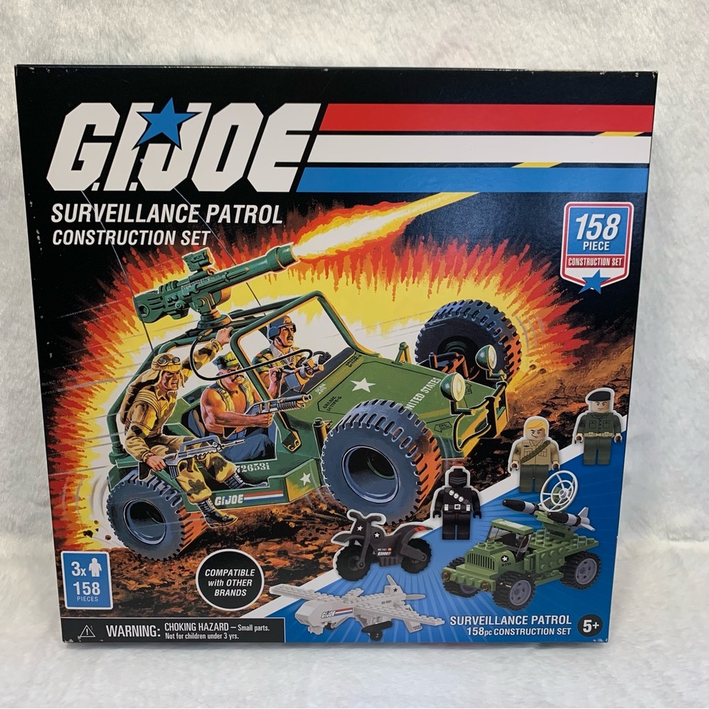 GI Joe Surveillance Patrol 158 Piece Construction Set Forever Clever Hasbro NEW